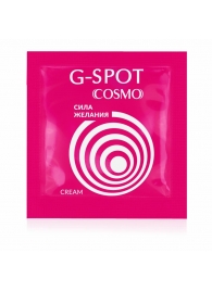 Стимулирующий интимный крем для женщин Cosmo G-spot - 2 гр. - Биоритм - купить с доставкой в Черкесске