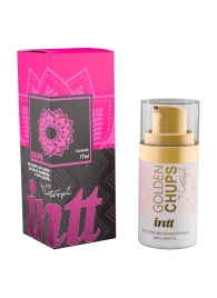 Возбуждающий гель Golden Chups с малиновым ароматом - 17 мл. - INTT - купить с доставкой в Черкесске