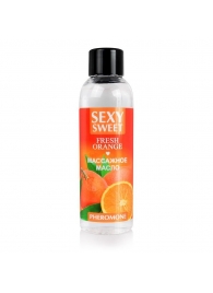 Массажное масло Sexy Sweet Fresh Orange с ароматом апельсина и феромонами - 75 мл. - Биоритм - купить с доставкой в Черкесске