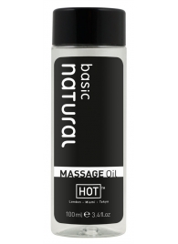 Массажное масло для тела Natural Basic - 100 мл. - HOT - купить с доставкой в Черкесске