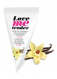 Съедобное согревающее массажное масло Love Me Tender Vanilla с ароматом ванили - 10 мл. - Love to Love - купить с доставкой в Черкесске