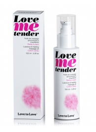 Съедобное согревающее массажное масло Love Me Tender Cotton Candy с ароматом сладкой ваты - 100 мл. - Love to Love - купить с доставкой в Черкесске