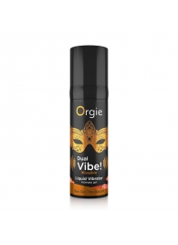 Съедобный гель Dual Vibe Sex On The Beach с эффектом вибрации и вкусом коктейля «секс на пляже» - 15 мл. - ORGIE - купить с доставкой в Черкесске