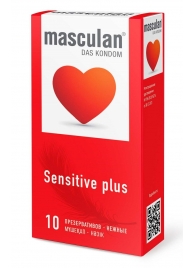 Презервативы Masculan Sensitive plus - 10 шт. - Masculan - купить с доставкой в Черкесске