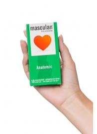 Презервативы анатомической формы Masculan Anatomic - 10 шт. - Masculan - купить с доставкой в Черкесске