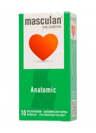 Презервативы анатомической формы Masculan Anatomic - 10 шт. - Masculan - купить с доставкой в Черкесске