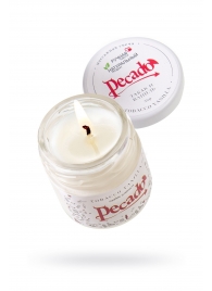 Массажная свеча Tobacco Vanilla - 35 мл. - Pecado - купить с доставкой в Черкесске