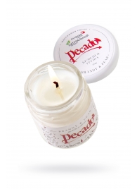 Массажная свеча Brandy   Pear - 35 мл. - Pecado - купить с доставкой в Черкесске