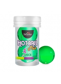 Лубрикант на силиконовой основе Hot Ball Plus с покалывающим эффектом (2 шарика по 3 гр.) - HotFlowers - купить с доставкой в Черкесске