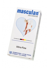 Ультратонкие презервативы Masculan Ultra Fine с обильной смазкой - 10 шт. - Masculan - купить с доставкой в Черкесске