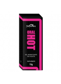 Гель для оральных ласк Oral Hot с согревающим эффектом - 15 гр. - HotFlowers - купить с доставкой в Черкесске