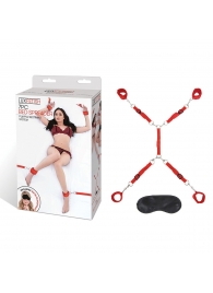 Красная фиксация на матрас Classic Bedspreader - Lux Fetish - купить с доставкой в Черкесске