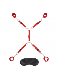 Красная фиксация на матрас Classic Bedspreader - Lux Fetish - купить с доставкой в Черкесске