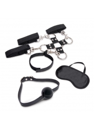 Набор для фиксации из 7 предметов Hogtie   Ball Gag Kit - Lux Fetish - купить с доставкой в Черкесске