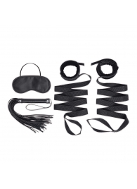 Эротический набор 4PC Bondage Bed Strap   Flogger Kit - Lux Fetish - купить с доставкой в Черкесске