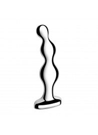 Стальной анальный фаллоимитатор для простаты Stainless Steel Anal Beads - 13 см. - b-Vibe - в Черкесске купить с доставкой