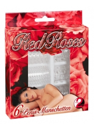 Набор из 6 насадок с шипиками Red Roses - Orion - в Черкесске купить с доставкой