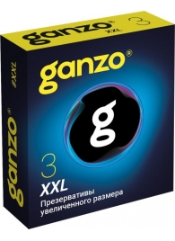 Презервативы увеличенного размера Ganzo XXL - 3 шт. - Ganzo - купить с доставкой в Черкесске