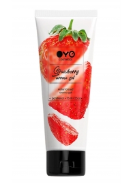 Лубрикант на водной основе OYO Aroma Gel Strawberry с ароматом клубники - 75 мл. - OYO - купить с доставкой в Черкесске