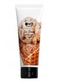 Лубрикант на водной основе OYO Aroma Gel Ice Cream с ароматом пломбира - 75 мл. - OYO - купить с доставкой в Черкесске