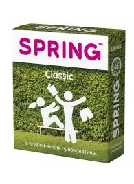 Классические презервативы SPRING CLASSIC - 3 шт. - SPRING - купить с доставкой в Черкесске