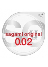Ультратонкий презерватив Sagami Original - 1 шт. - Sagami - купить с доставкой в Черкесске