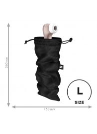 Черный мешочек для хранения игрушек Treasure Bag L - Satisfyer - купить с доставкой в Черкесске