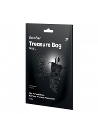 Черный мешочек для хранения игрушек Treasure Bag L - Satisfyer - купить с доставкой в Черкесске