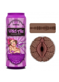 Коричневый мастурбатор-вагина Pleasure Brew Masturbator-Wild Ale в банке - Lovetoy - в Черкесске купить с доставкой