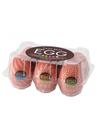 Набор из 6 мастурбаторов-яиц Tenga Egg Variety Pack V - Tenga - в Черкесске купить с доставкой