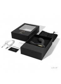 Чёрный перезаряжаемый стимулятор простаты Bruno Black - Lelo - в Черкесске купить с доставкой