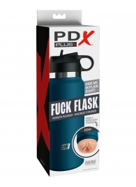 Мастурбатор-вагина в синей колбе F*ck Flask - Pipedream - в Черкесске купить с доставкой