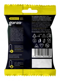 Ультратонкие презервативы Ganzo Ultra thin в мягкой упаковке - 3 шт. - Ganzo - купить с доставкой в Черкесске