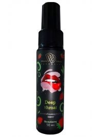 Спрей для горла Deep Throat с десенсибилизирующим эффектом и вкусом клубники - 50 мл. - БиоМед - купить с доставкой в Черкесске