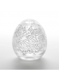 Мастурбатор-яйцо Keith Haring EGG PARTY - Tenga - в Черкесске купить с доставкой