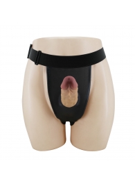 Полый страпон на регулируемых трусиках Houston - 17,5 см. - Baile - купить с доставкой в Черкесске