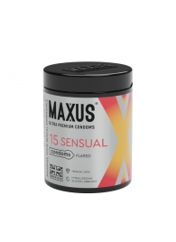 Анатомические презервативы MAXUS Sensual - 15 шт. - Maxus - купить с доставкой в Черкесске