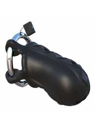 Черный замок верности Extreme Silicone Cock Blocker - Pipedream - купить с доставкой в Черкесске