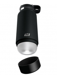 Черный мастурбатор в виде бутылки Fap Flask - Pipedream - в Черкесске купить с доставкой