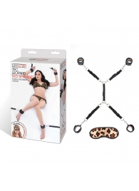 Леопардовая фиксация на матрас для рук и ног Classic Bedspreader - Lux Fetish - купить с доставкой в Черкесске