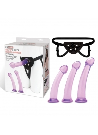 Тренировочный набор с тремя насадками Pegging Training Set - Lux Fetish - купить с доставкой в Черкесске