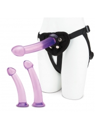 Тренировочный набор с тремя насадками Pegging Training Set - Lux Fetish - купить с доставкой в Черкесске