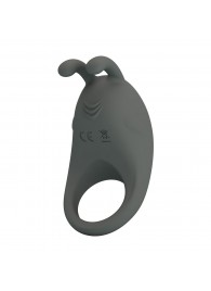 Серое эрекционное кольцо с вибрацией Master Ring - Baile - в Черкесске купить с доставкой
