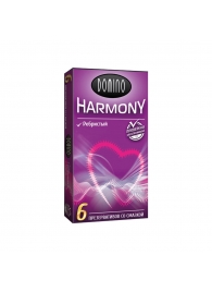 Презервативы с рёбрышками Domino Harmony - 6 шт. - Domino - купить с доставкой в Черкесске