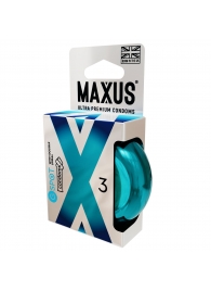 Презервативы Maxus G spot с двойной спиралью - 3 шт. - Maxus - купить с доставкой в Черкесске