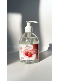 Лубрикант на водной основе Love Protection Raspberry с ароматом малины - 300 мл. - Lola Games - купить с доставкой в Черкесске