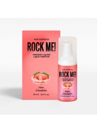 Жидкий вибратор Nuei Rock Me! с ароматом клубники - 20 мл. - Nuei cosmetics - купить с доставкой в Черкесске