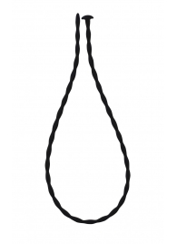 Черный уретральный массажер Glide Small - 30 см. - Lola Games - купить с доставкой в Черкесске