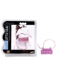 Эрекционное кольцо с вибратором LITTLE LILAC - Dream Toys - в Черкесске купить с доставкой