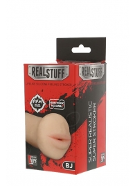 Нежный мастурбатор-ротик REALSTUFF 5INCH MASTURBATOR BJ - Dream Toys - в Черкесске купить с доставкой